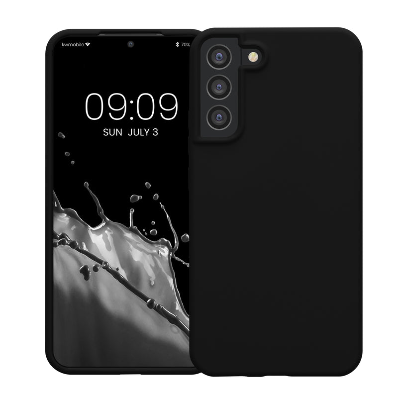 kwmobile Handyhülle für Samsung Galaxy S22 Plus Hülle - Case Silikon - Kabelloses Laden - Schutzhülle Cover