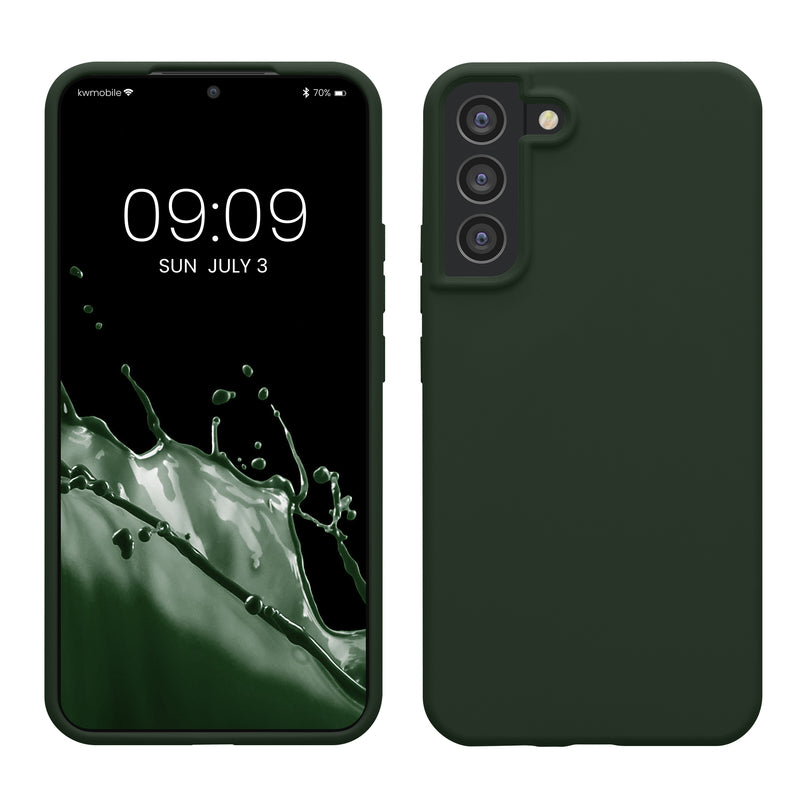 kwmobile Handyhülle für Samsung Galaxy S22 Plus Hülle - Case Silikon - Kabelloses Laden - Schutzhülle Cover