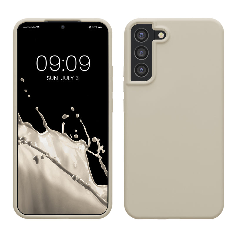 kwmobile Handyhülle für Samsung Galaxy S22 Plus Hülle - Case Silikon - Kabelloses Laden - Schutzhülle Cover
