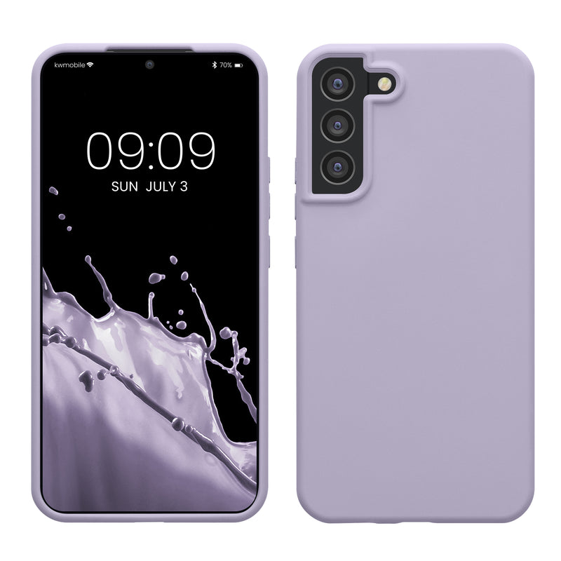kwmobile Handyhülle für Samsung Galaxy S22 Plus Hülle - Case Silikon - Kabelloses Laden - Schutzhülle Cover