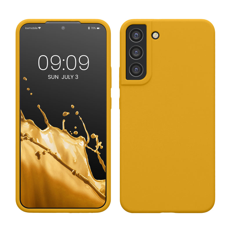 kwmobile Handyhülle für Samsung Galaxy S22 Plus Hülle - Case Silikon - Kabelloses Laden - Schutzhülle Cover