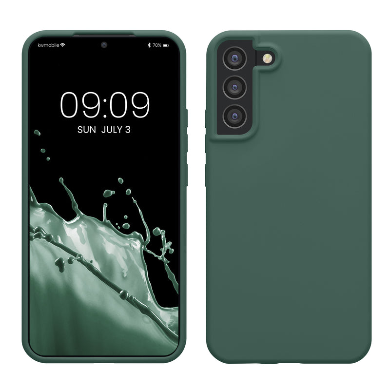 kwmobile Handyhülle für Samsung Galaxy S22 Plus Hülle - Case Silikon - Kabelloses Laden - Schutzhülle Cover