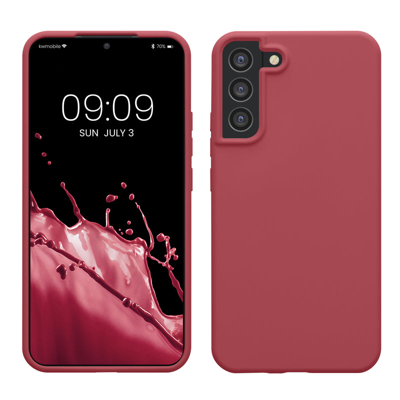 kwmobile Handyhülle für Samsung Galaxy S22 Plus Hülle - Case Silikon - Kabelloses Laden - Schutzhülle Cover