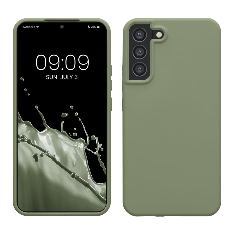 kwmobile Handyhülle für Samsung Galaxy S22 Plus Hülle - Case Silikon - Kabelloses Laden - Schutzhülle Cover