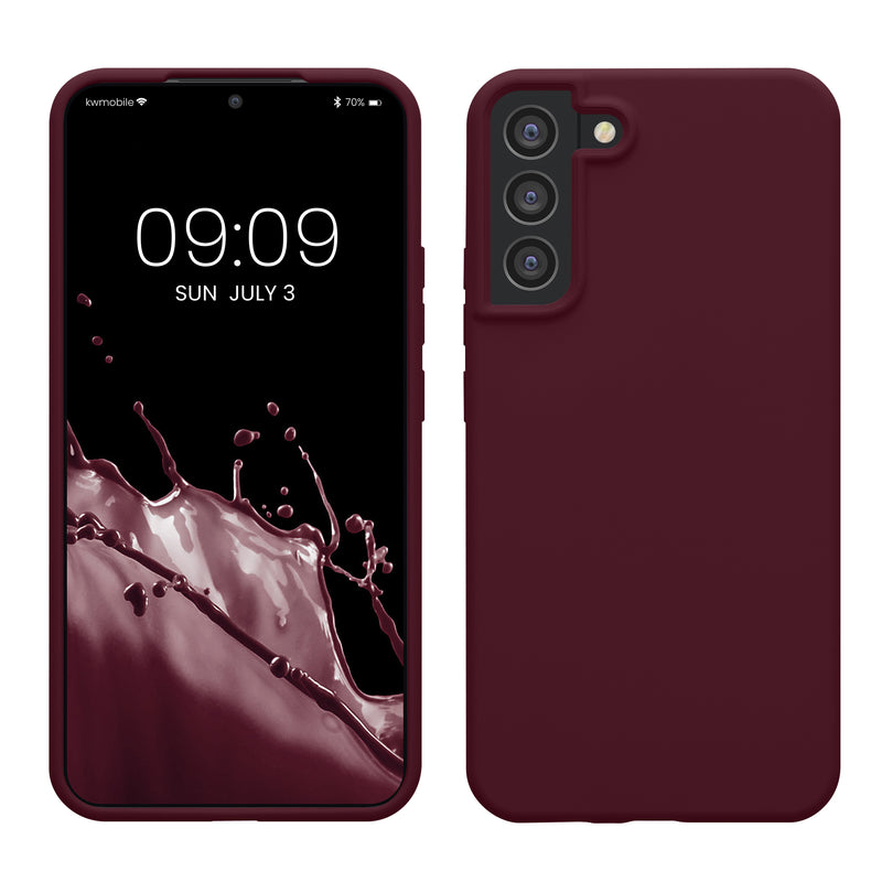 kwmobile Handyhülle für Samsung Galaxy S22 Plus Hülle - Case Silikon - Kabelloses Laden - Schutzhülle Cover