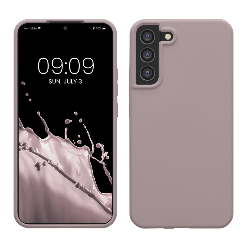 kwmobile Handyhülle für Samsung Galaxy S22 Plus Hülle - Case Silikon - Kabelloses Laden - Schutzhülle Cover