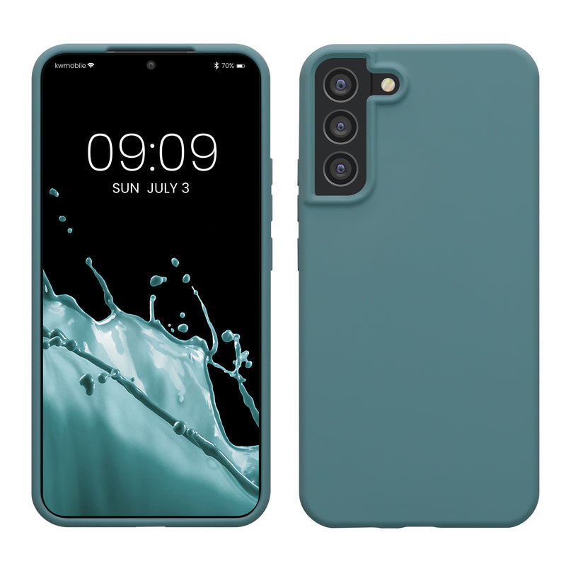 kwmobile Handyhülle für Samsung Galaxy S22 Plus Hülle - Case Silikon - Kabelloses Laden - Schutzhülle Cover