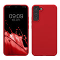 kwmobile Handyhülle für Samsung Galaxy S22 Plus Hülle - Case Silikon - Kabelloses Laden - Schutzhülle Cover