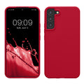 kwmobile Handyhülle für Samsung Galaxy S22 Plus Hülle - Case Silikon - Kabelloses Laden - Schutzhülle Cover
