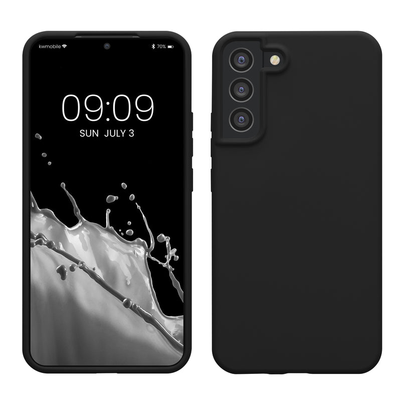 kwmobile Handyhülle für Samsung Galaxy S22 Plus Hülle - Case Silikon - Kabelloses Laden - Schutzhülle Cover