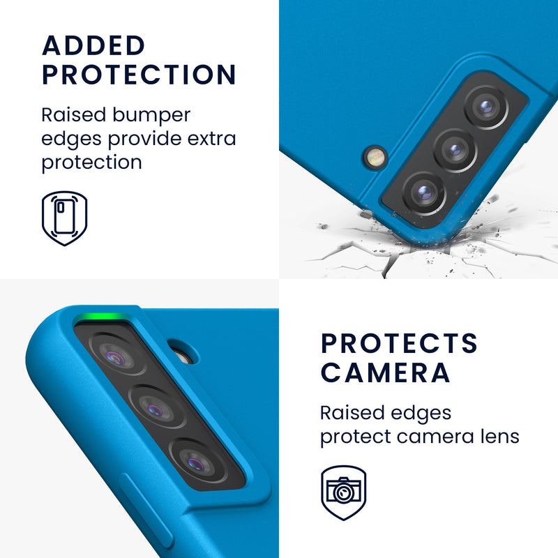 kwmobile Handyhülle für Samsung Galaxy S22 Plus Hülle - Case Silikon - Kabelloses Laden - Schutzhülle Cover