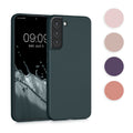 kwmobile Case kompatibel mit Samsung Galaxy S22 Plus Hülle - Schutzhülle aus Silikon metallisch schimmernd - Handyhülle Metallic Rosegold Metallic Rosegold  