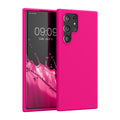 kwmobile Handyhülle für Samsung Galaxy S22 Ultra Hülle - Case Silikon - Kabelloses Laden - Schutzhülle Cover