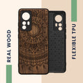 kwmobile Hülle kompatibel mit Xiaomi 12 / 12X Handy Cover TPU Handyhülle Kompass Vintage