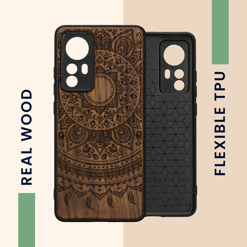 kwmobile Hülle kompatibel mit Xiaomi 12 / 12X Handy Cover TPU Handyhülle Kompass Vintage