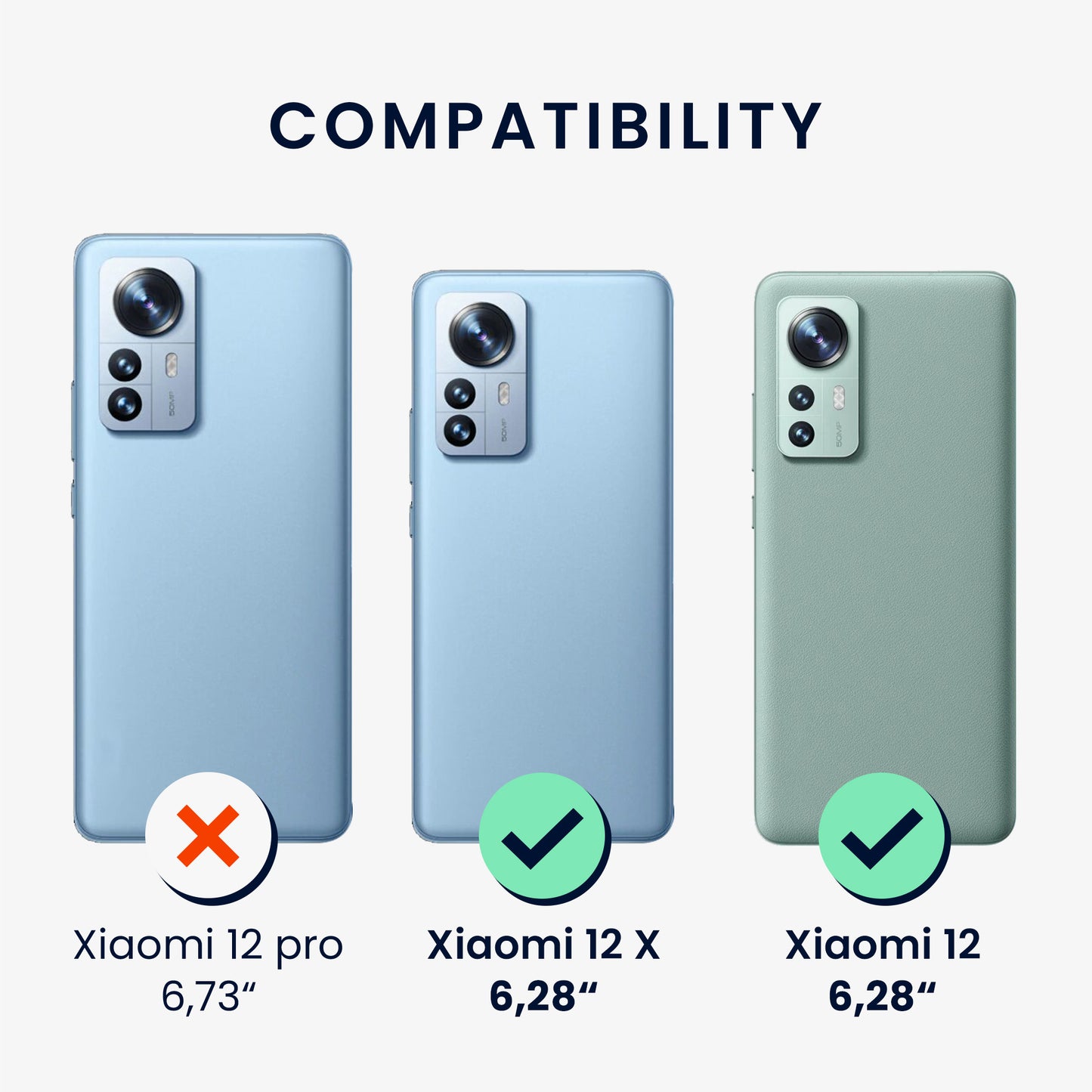 kwmobile Hülle kompatibel mit Xiaomi 12 / 12X Handy Cover TPU Handyhülle Kompass Vintage