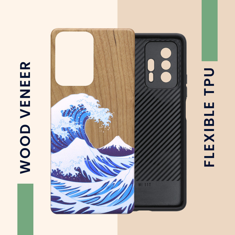 kwmobile Hülle kompatibel mit Xiaomi 11T / 11T Pro Hülle - Handy Cover - TPU Handyhülle Kompass Vintage
