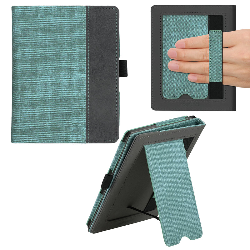 kwmobile Flip Hülle kompatibel mit Kobo Aura Edition 1 - Handschlaufe - Cover