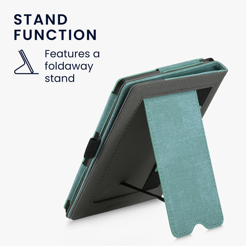 kwmobile Flip Hülle kompatibel mit Kobo Aura Edition 1 - Handschlaufe - Cover