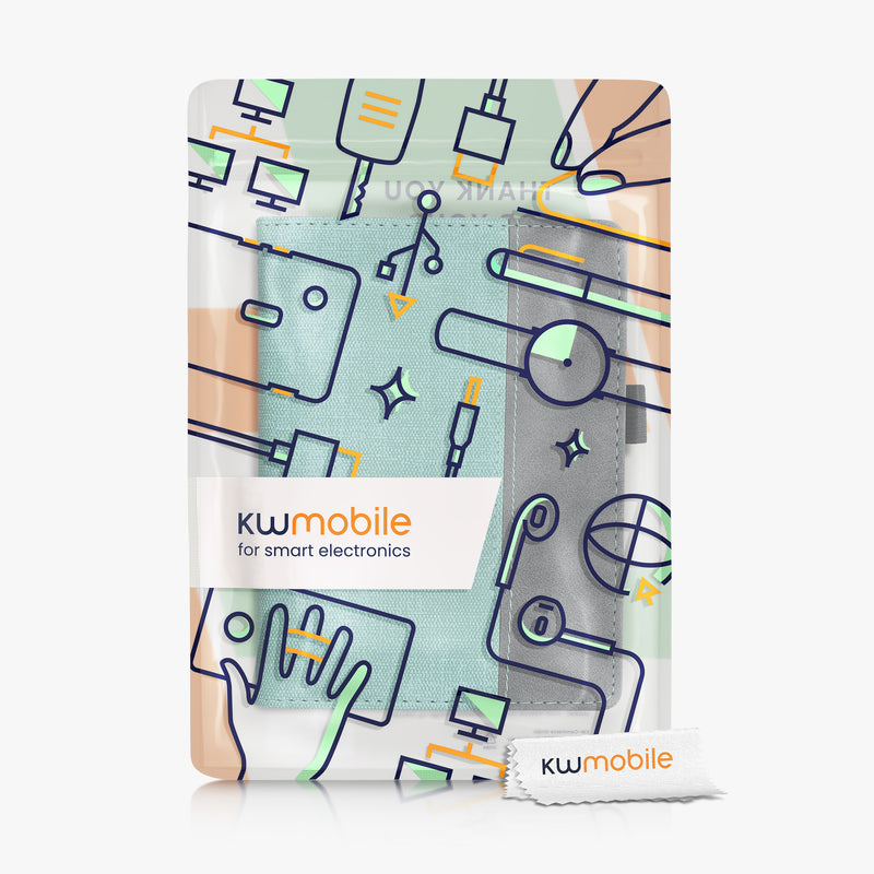 kwmobile Flip Hülle kompatibel mit Kobo Glo HD / Touch 2.0 - Handschlaufe - Cover