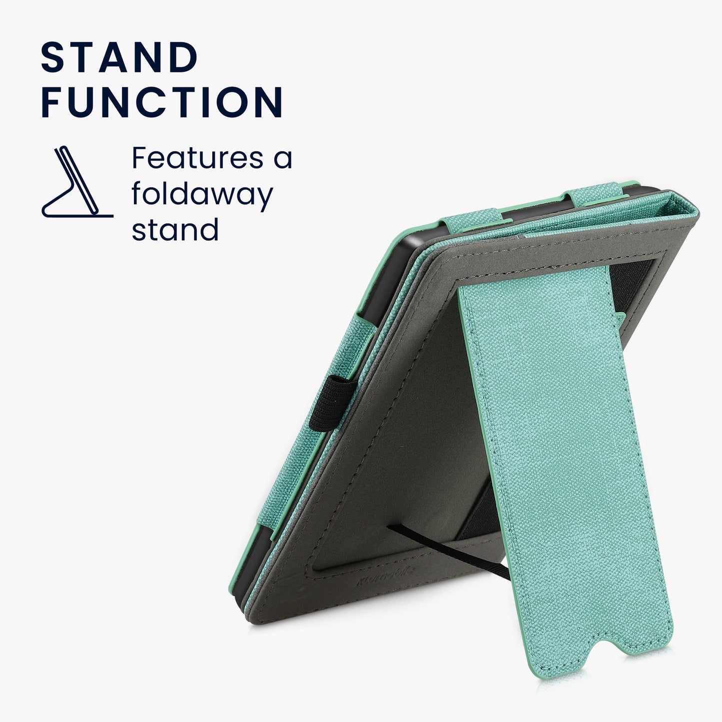 kwmobile Flip Hülle kompatibel mit Kobo Glo HD / Touch 2.0 - Handschlaufe - Cover