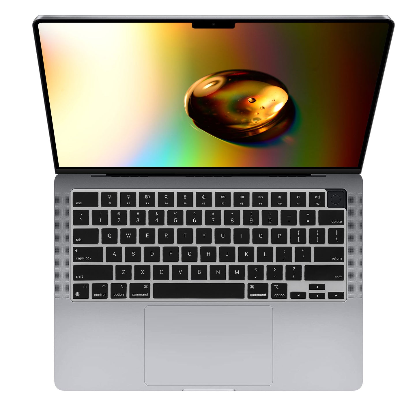 kwmobile Tastaturschutz für Apple MacBook Pro 14" (2021) A2442 - QWERTY US Keyboard Cover Abdeckung