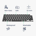 kwmobile Tastaturschutz für Apple MacBook Pro 14" (2021) A2442 - QWERTY US Keyboard Cover Abdeckung