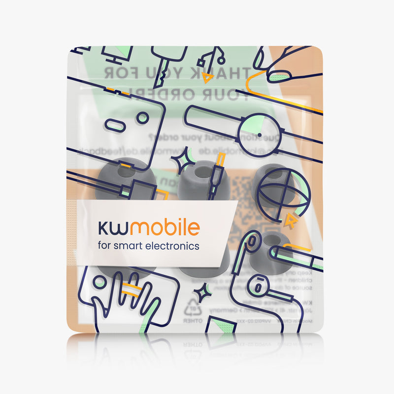 kwmobile Polster kompatibel mit Jabra Elite 75t /65t / Active