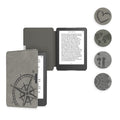 kwmobile Hülle kompatibel mit Kobo Aura Edition 2 Hülle - Kunstleder Cover - Pusteblume Love Grau Grau  [dsg04]