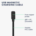 kwmobile USB Kabel Charger kompatibel mit Xiaomi Redmi Watch 2 Lite / Redmi Watch 3 / Band 7 Pro / Smart Band Pro Ladekabel Smart Watch Ersatzkabel Fitnesstracker Aufladekabel