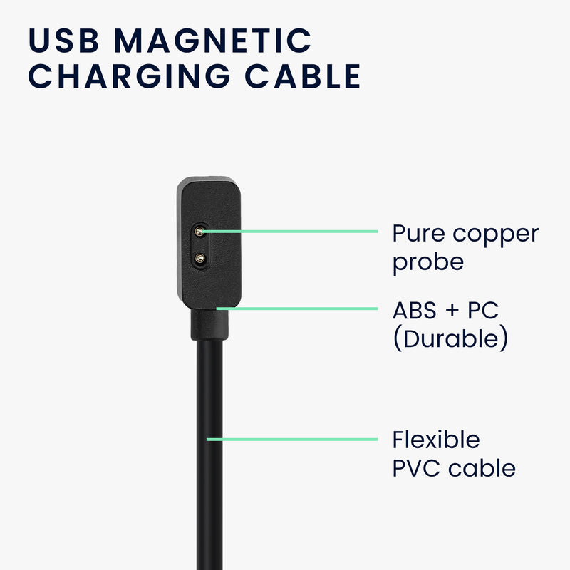 kwmobile USB Kabel Charger kompatibel mit Xiaomi Redmi Watch 2 Lite / Redmi Watch 3 / Band 7 Pro / Smart Band Pro Ladekabel Smart Watch Ersatzkabel Fitnesstracker Aufladekabel