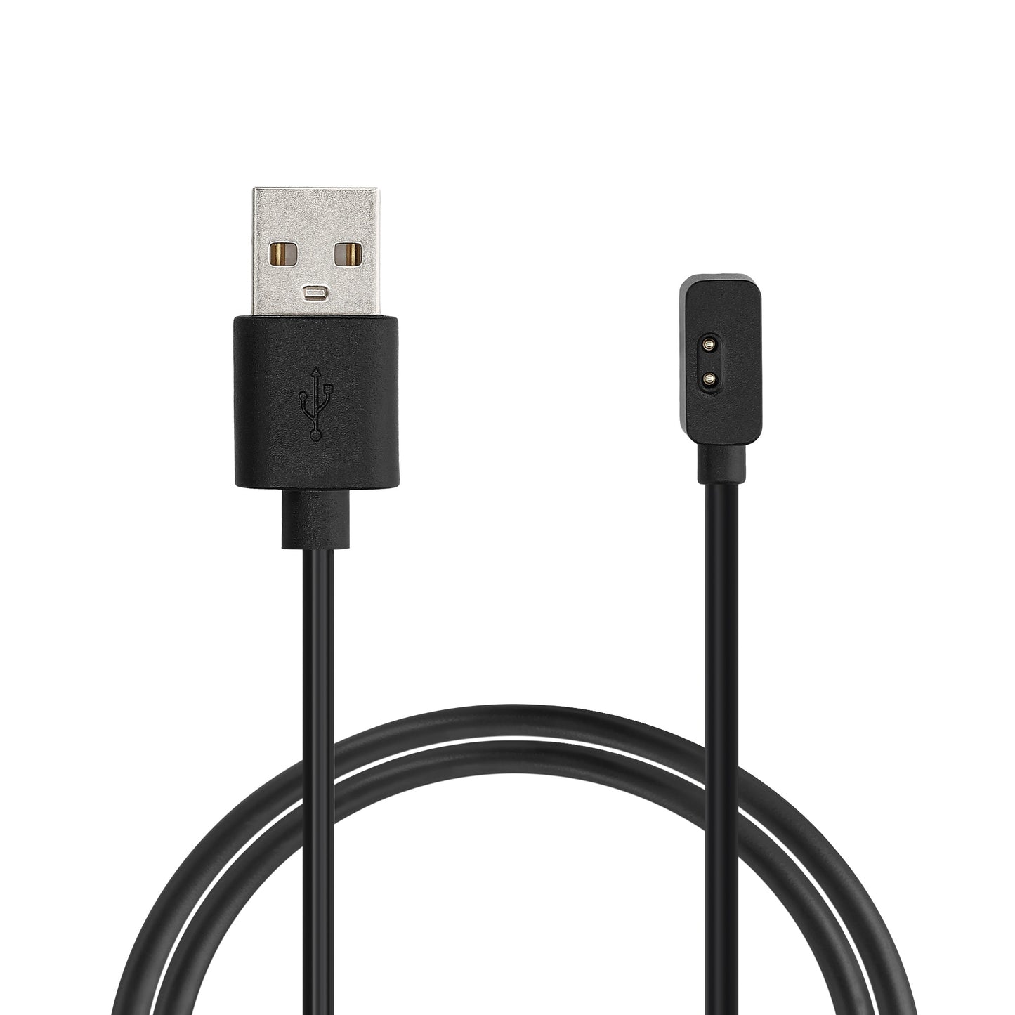 kwmobile USB Kabel Charger kompatibel mit Xiaomi Redmi Watch 2 Lite / Redmi Watch 3 / Band 7 Pro / Smart Band Pro Ladekabel - Smart Watch Ersatzkabel - Fitnesstracker Aufladekabel in Schwarz Schwarz  
