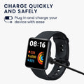 kwmobile USB Kabel Charger kompatibel mit Xiaomi Redmi Watch 2 Lite / Redmi Watch 3 / Band 7 Pro / Smart Band Pro Ladekabel Smart Watch Ersatzkabel Fitnesstracker Aufladekabel