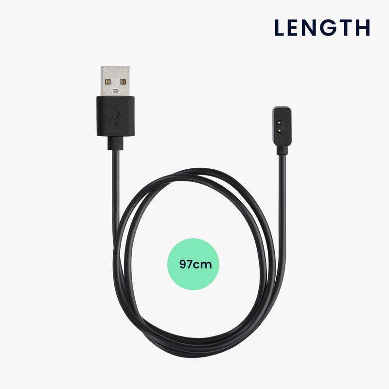 kwmobile USB Kabel Charger kompatibel mit Xiaomi Redmi Watch 2 Lite / Redmi Watch 3 / Band 7 Pro / Smart Band Pro Ladekabel Smart Watch Ersatzkabel Fitnesstracker Aufladekabel