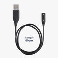kwmobile USB Ladekabel kompatibel mit Bose Frames - Kabel für Audio Sonnenbrille Ersatzkabel