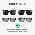 kwmobile USB Ladekabel kompatibel mit Bose Frames - Kabel für Audio Sonnenbrille Ersatzkabel