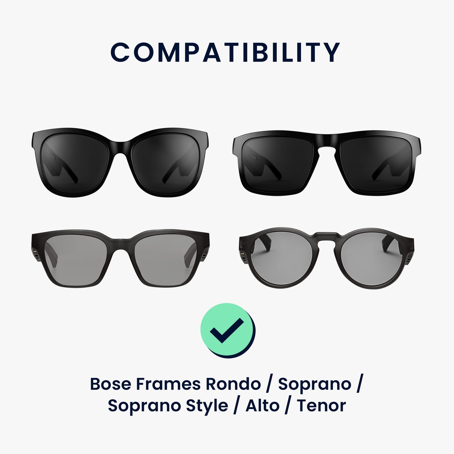 kwmobile USB Ladekabel kompatibel mit Bose Frames - Kabel für Audio Sonnenbrille Ersatzkabel