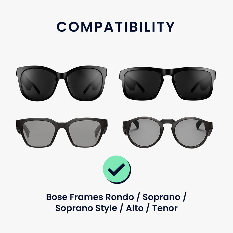 kwmobile USB Ladekabel kompatibel mit Bose Frames - Kabel für Audio Sonnenbrille Ersatzkabel
