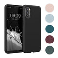 kwmobile Hülle kompatibel mit Motorola Moto G31 / Moto G41 Hülle - weiches TPU Silikon Case - Cover geeignet für kabelloses Laden - Petrol Petrol  