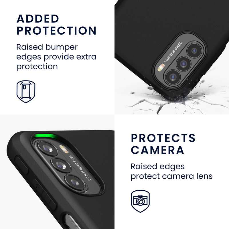 kwmobile Handyhülle für Motorola Moto G31 / Moto G41 Hülle - Kabelloses Laden - Schutzhülle Cover