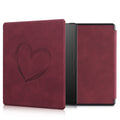kwmobile Schutzhülle für Amazon Kindle Oasis 10. Generation Hülle - eReader Case aus Kunstleder mit Auto Sleep Funktion - Pusteblume Love