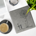 kwmobile Schutzhülle für Amazon Kindle Oasis 10. Generation Hülle - eReader Case aus Kunstleder mit Auto Sleep Funktion - Pusteblume Love