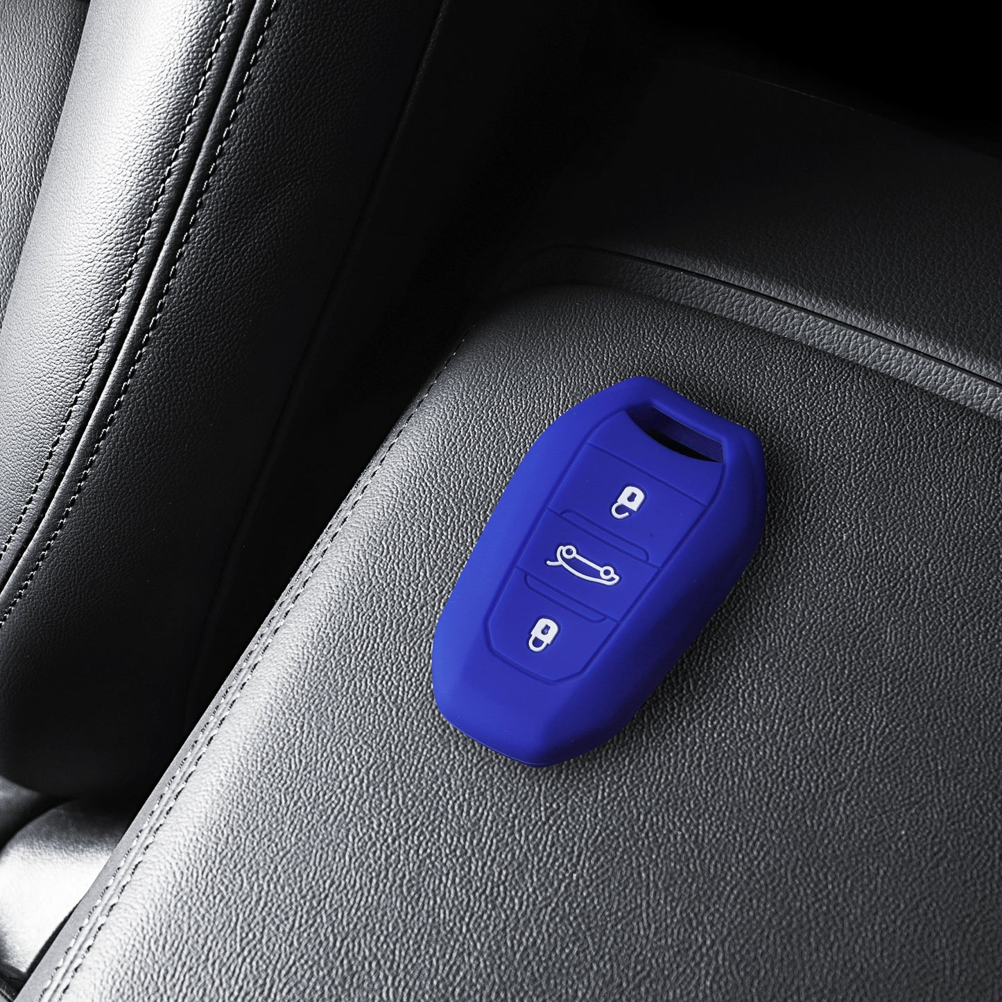 kwmobile Autoschlüssel Hülle kompatibel mit Opel 3-Tasten Smartkey Keyless Go