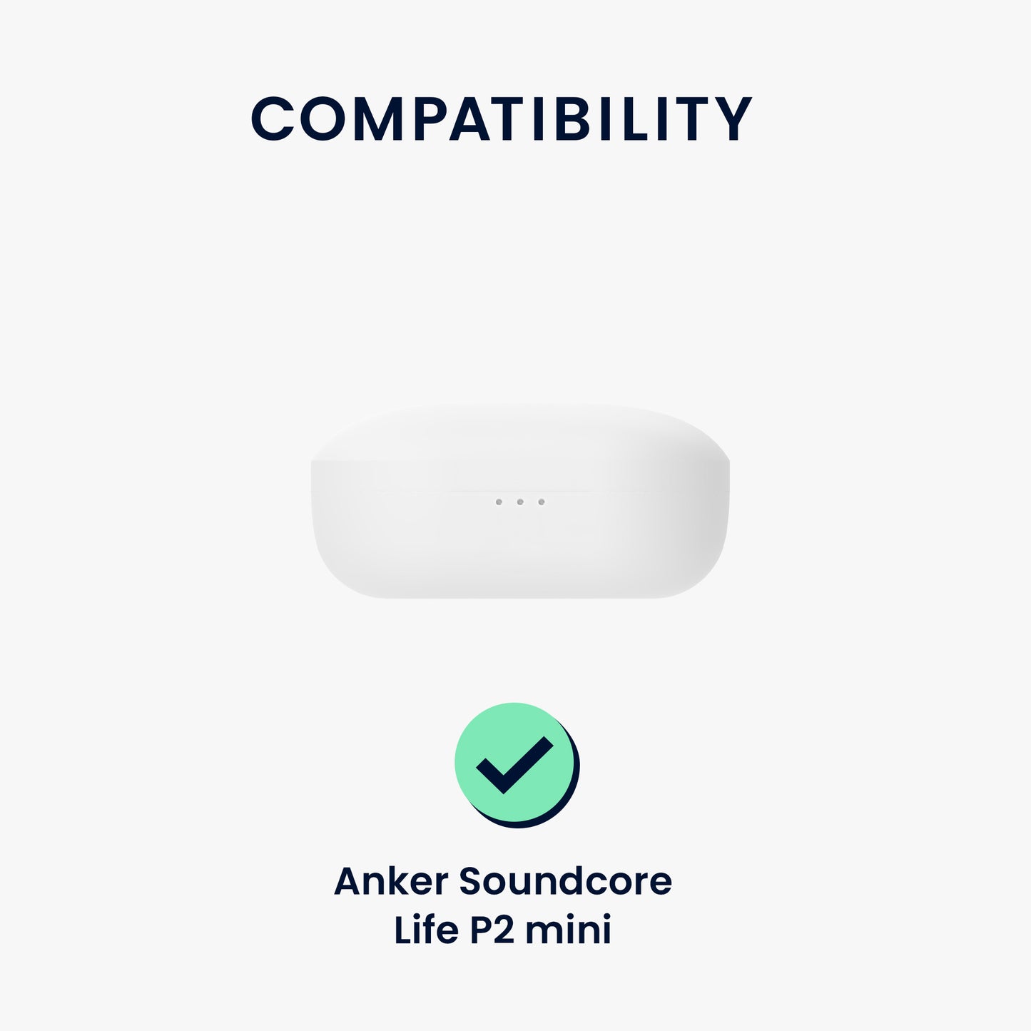 kwmobile Hülle kompatibel mit Anker Soundcore Life P2 mini Hülle - Kopfhörer Case - Schutzhülle