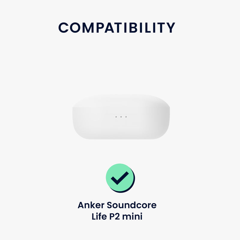 kwmobile Hülle kompatibel mit Anker Soundcore Life P2 mini Hülle - Kopfhörer Case - Schutzhülle