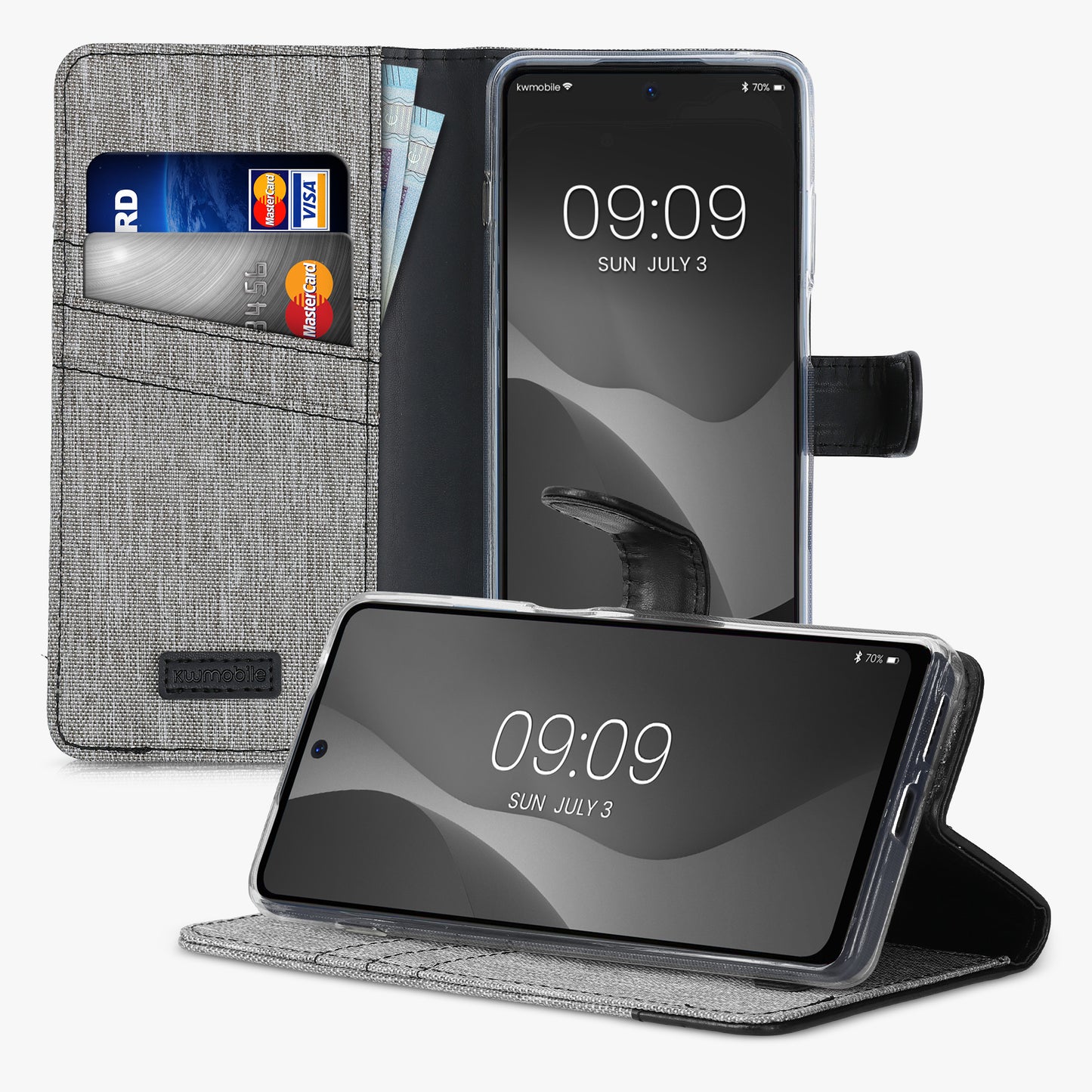 Kunstleder Hülle kompatibel mit Motorola Moto G200 5G
