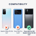 kwmobile Handyhülle für Xiaomi Redmi Note 11S 5G / Poco M4 Pro 5G Hülle - Kabelloses Laden - Schutzhülle Cover