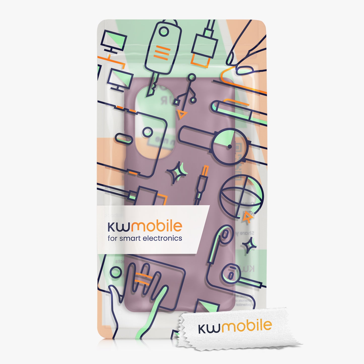 kwmobile Handyhülle für Motorola Edge 30 Pro / Edge Plus 2022 / Edge X30 Hülle - Kabelloses Laden - Schutzhülle Cover