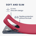 kwmobile Handyhülle für Motorola Edge 30 Pro / Edge Plus 2022 / Edge X30 Hülle - Kabelloses Laden - Schutzhülle Cover