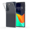 kwmobile Hülle kompatibel mit Motorola Edge 30 Pro / Edge Plus 2022 / Edge X30 - Silikon Handyhülle transparent - Handy Case in Transparent Transparent  